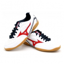 美津濃Mizuno 81GA183041 專(zhuān)業(yè)乒乓球鞋運(yùn)動(dòng)鞋 白/紅/銀色