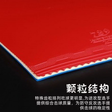 七二九729 奔騰系列 無極儲能藍白海綿 雙色雙能海綿粘性反膠套膠