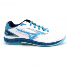 美津濃Mizuno 81GA220532 美津濃9代專業(yè)乒乓球鞋運動鞋 白/天藍色
