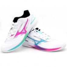 美津濃Mizuno 81GA220505 美津濃9代專業(yè)乒乓球鞋運動鞋 鴛鴦配色 白/紅/銀色