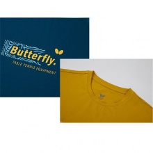 Butterfly蝴蝶乒乓球服BWH845純棉文化衫休閑圓領(lǐng)衫3色可選