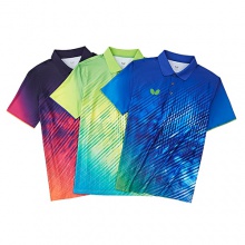 Butterfly蝴蝶乒乓球服BWH286樊振東同款運動T恤短袖比賽服運動衫3色可選