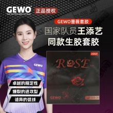GEWO杰沃薔薇正膠捷沃專業(yè)乒乓球膠皮正膠套膠國(guó)家隊(duì)王添藝同款正膠