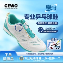 GEWO杰沃乒乓球鞋伽馬碳板氫質球鞋透氣耐磨輕量型男款女款運動鞋