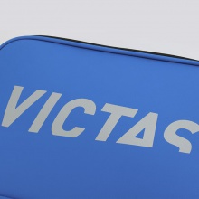 Victas維克塔斯乒乓球拍套雙層方形球拍包便攜收納耐磨VC643藍(lán)色黑色