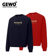 GEWO杰沃乒乓球服馬年限定運動衛(wèi)衣圓領(lǐng)衫6611休閑衛(wèi)衣長袖運動服男女同款