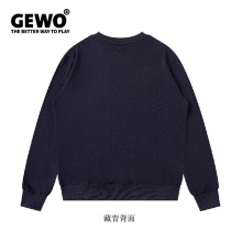 GEWO杰沃乒乓球服馬年限定運動衛(wèi)衣圓領(lǐng)衫6611休閑衛(wèi)衣長袖運動服男女同款