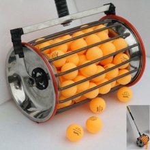 新型滾動式乒乓球撿球器  不銹鋼架構(gòu) 鎳鋼彈簧