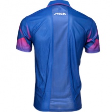 斯帝卡STIGA新款運(yùn)動短袖 藍(lán)紅運(yùn)動印花比賽服G1403143