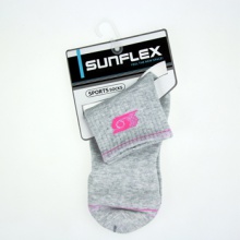 陽光SUNFLEX 新款 女式運動襪乒乓球襪子短襪S0210 灰色