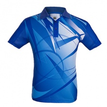 斯帝卡STIGA 專業(yè)轉(zhuǎn)移印花比賽T恤 賽場服 藍(lán)色CA-23121