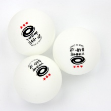 銀河YINHE  新材料無(wú)縫乒乓球 鉑力三星（紅）S40+ 6只裝 白色