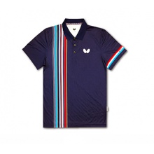 蝴蝶BUTTERFLY   BWH-269-0520  新款深藍色運動短袖