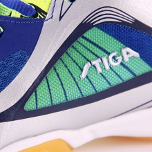 斯帝卡STIGA 2016新款專業(yè)一體成型運(yùn)動(dòng)鞋 炫彩藍(lán)綠色   ART.NO.CS-8551